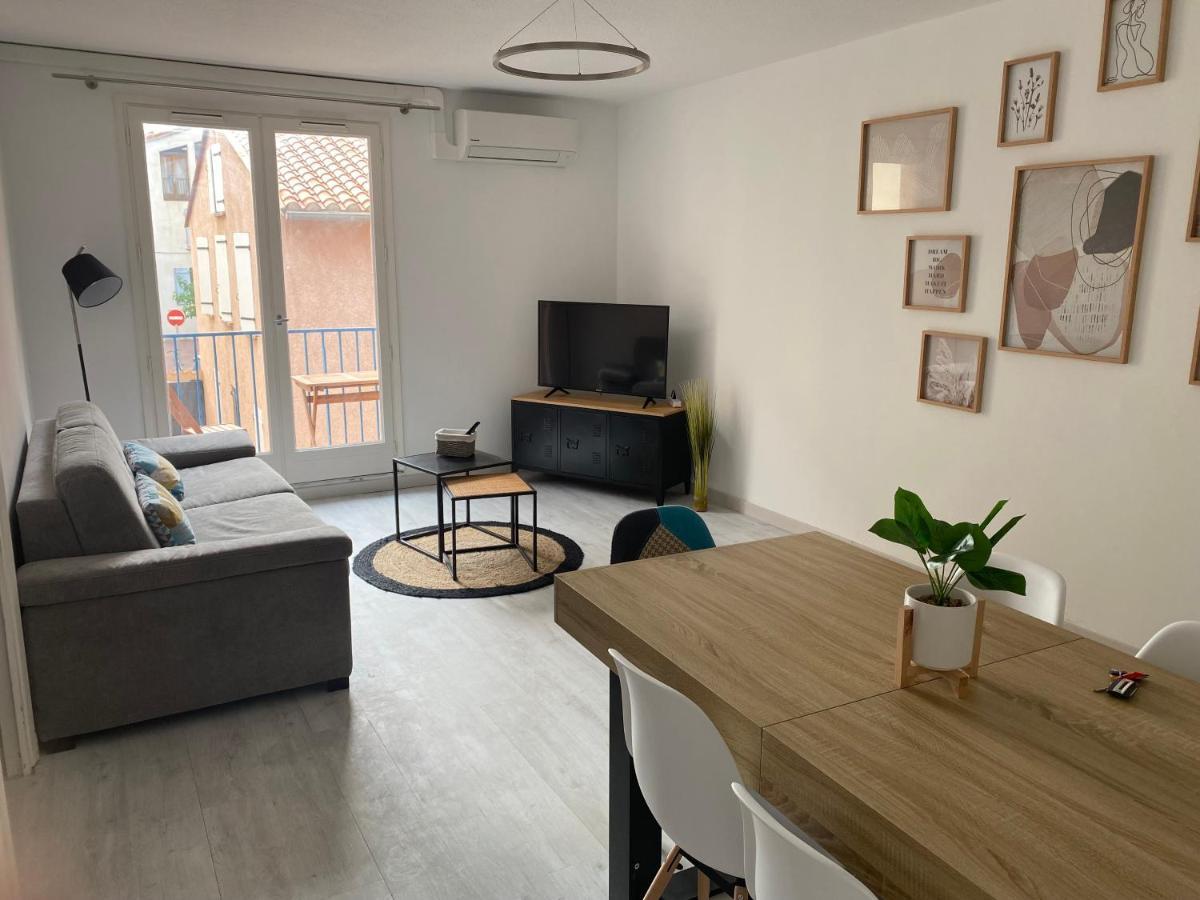 Superbe Appartement Climatise Avec Parking Prive Port Vendres Exterior foto