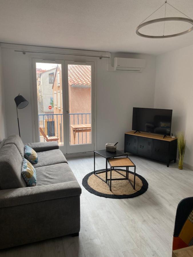 Superbe Appartement Climatise Avec Parking Prive Port Vendres Exterior foto